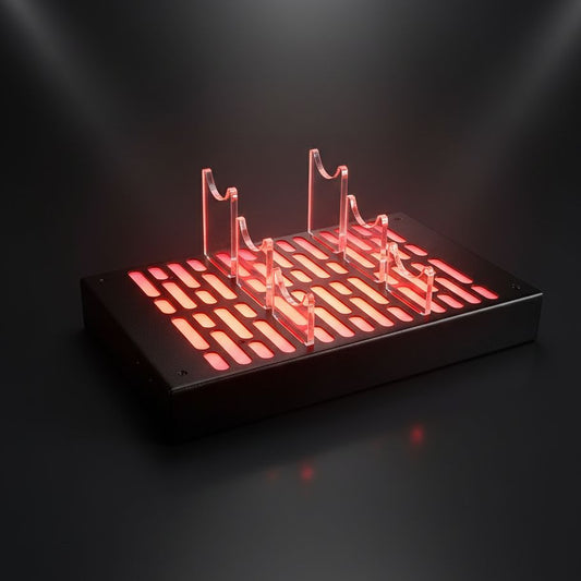 Tri-Luminous Saber Display Stand | 3-Hilt LED Base